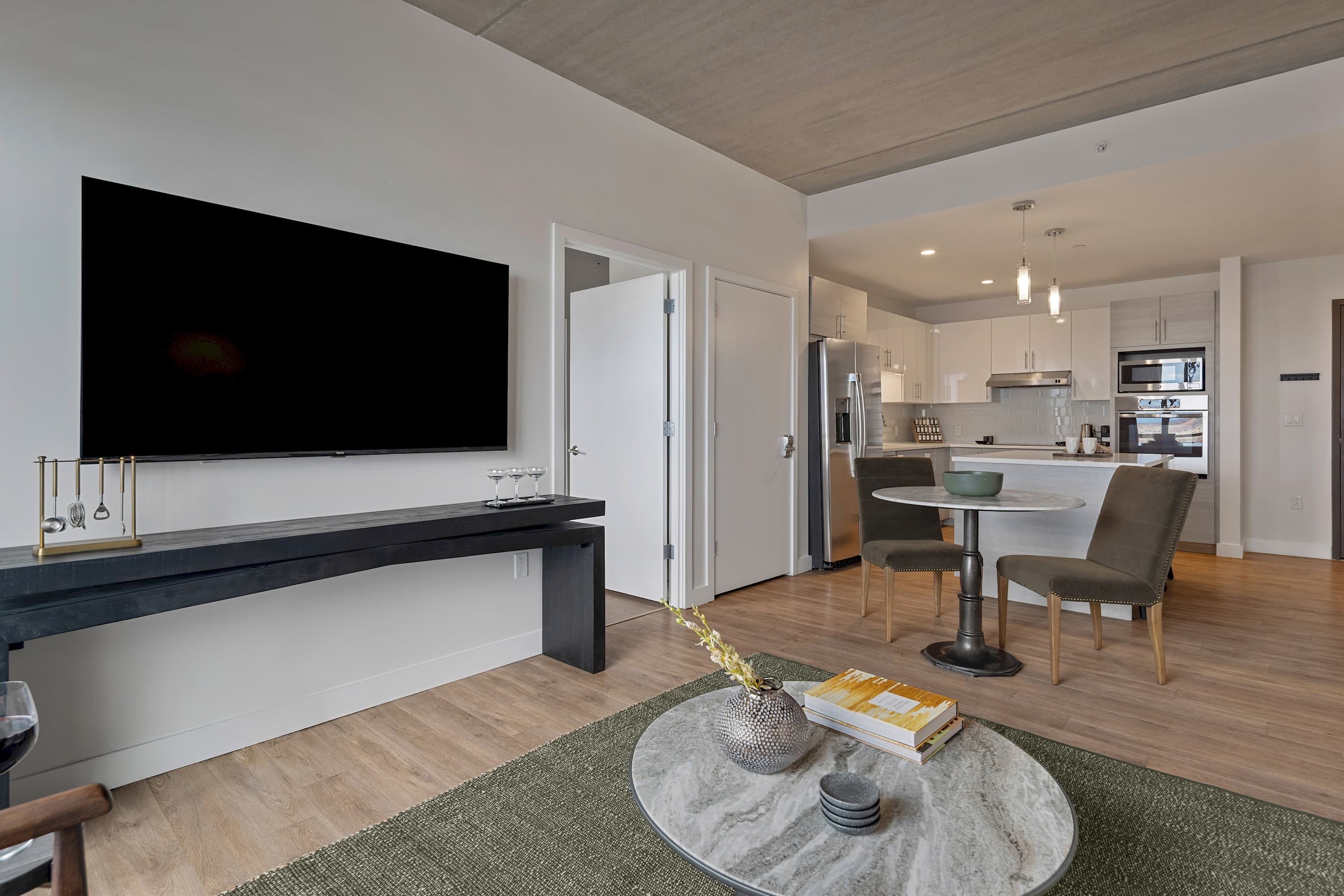 Lux 2BR in Assembly Square | Pool & Fitness Center photo 3