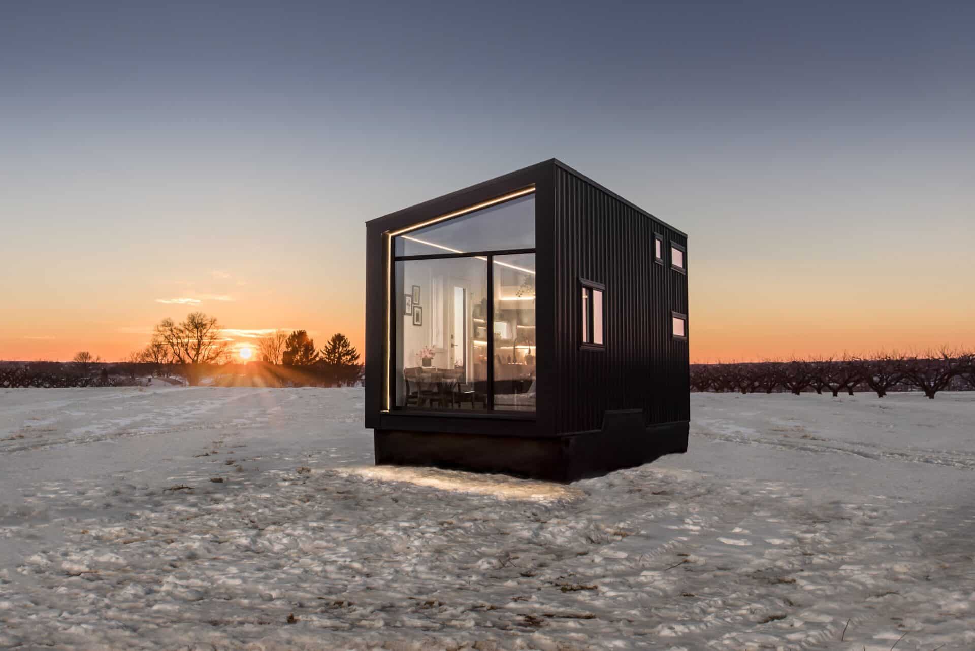 Hyatus furnished home in a snowy setting used to illustrate planning a trial stay before relocation